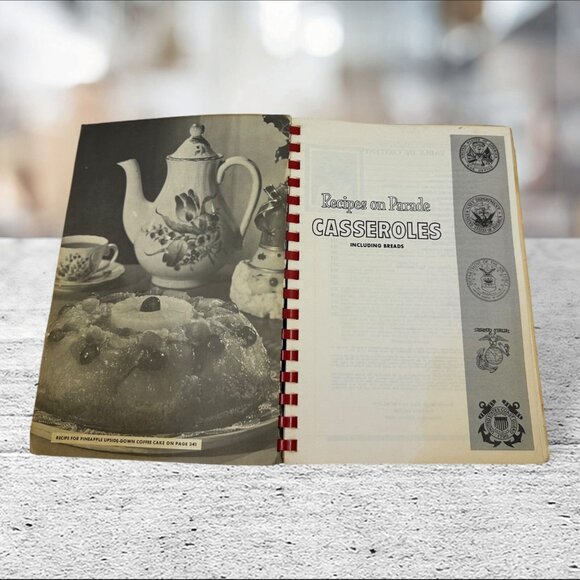 Vintage Recipes On Parade CASSEROLES International Military Wives Cookbook VTG - Picture 8 of 14